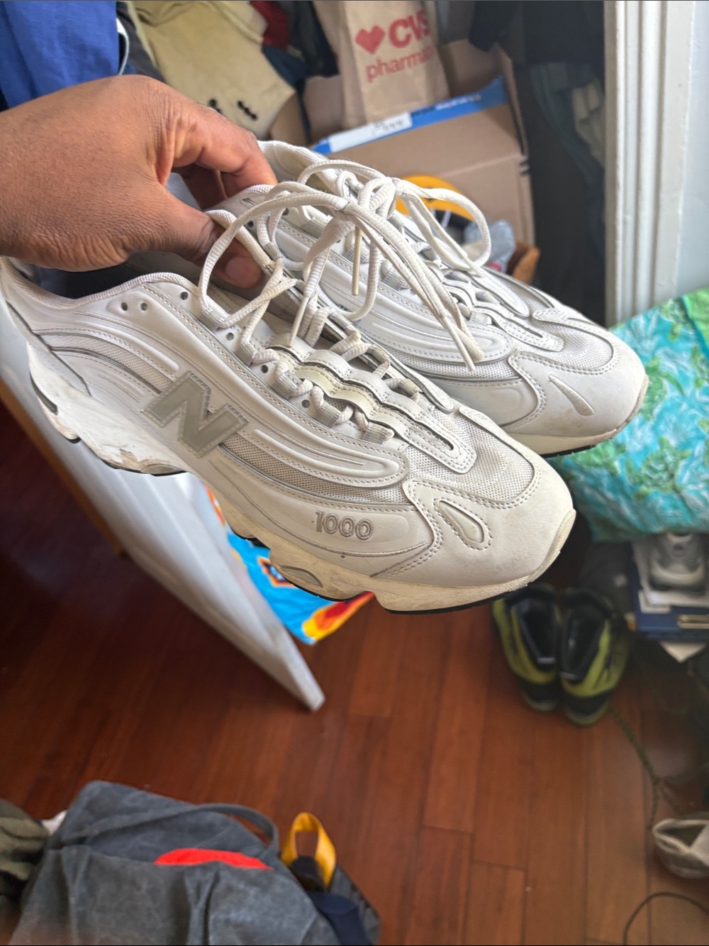 New Balance Men's 1000 Sneakers in Off-White